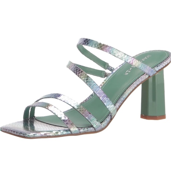 New Marc Fisher Iridescent Strappy Sandals 7.5 - Picture 3 of 8